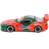 Mazda RX7 (FC3S) "Pandem Aero" RHD #55 Red & Green "Hong Kong Toycar Salon 2025 Event Ed" 1/64 Diecast Model Car by Inno Models - 2 of 4