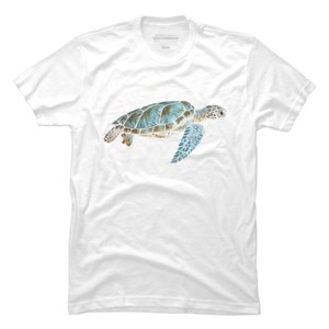Men's Design By Humans Sea turtle By Savousepate T-Shirt - 1 of 4