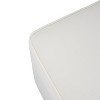 Sapphtopaz 30" Square Upholstered Ottoman Foot Stool with Fabric Ottoman Foot Rest Bedroom Decor Pouf for Living Room, Entryway - 2 of 4