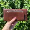 Buxton Women's Leather Long Bifold Organizer Wallet with Floral Emboss - 3 of 4