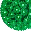 Northlight LED Lighted Starlight Sphere Outdoor Hanging Christmas Decoration- 7.5" - Green Lights - 4 of 4