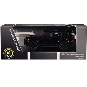 2024 Toyota Land Cruiser 250 Prado Black 1/64 Diecast Model Car by Paragon - 1 of 3