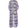 VENUS Womens Long Kimono Cover-Up  -  S, Rip Tide - 4 of 4