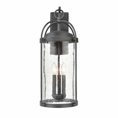Elk Home Catalonia 3 - Light Wall Light in  Distressed Zinc