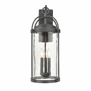 Elk Home Catalonia 3 - Light Wall Light in  Distressed Zinc - 1 of 4