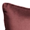 Edie@Home 14"x22" Oversize Delmonico Chenille Lumbar Throw Pillow Blush: Textured, Velvet Back, Sewn Closure - 4 of 4