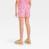 Girls' Disney Stitch and Angel Printed Wrap Skort - Pink - 2 of 3