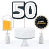 Big Dot of Happiness Cheers and Beers to 50 Years - 50th Birthday Party Centerpiece Sticks - Table Toppers - Set of 15 - 3 of 4