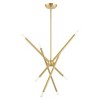 Livex Lighting Soho 8 - Light Chandelier in  Satin Brass - 4 of 4