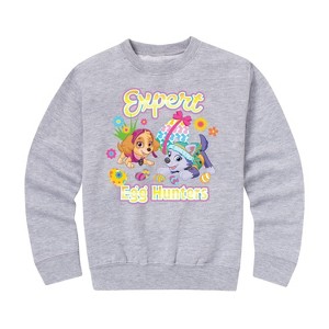 Boys' - Paw Patrol - Paw Patrol Easter Graphic Long Sleeve Fleece Sweatshirt - 1 of 4