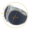 INSPIRE CHIC Gender Neutral Winter Outdoor Behind Hair Faux Coral Fleece Foldable Soft Warm Earmuff - 4 of 4