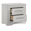 Blanca Modern Style 2-Drawer Night stand Made with Wood in White - 3 of 4