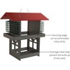 JCS Wildlife Double Fly Thru Bird Feeder with Suet Cages - 4 of 4