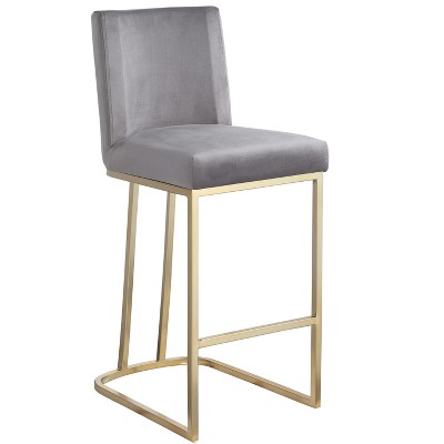NicBex Set of 2 Velvet Dining Chair Modern Upholstered Kitchen Side Chair with Metal Legs