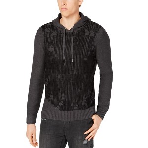 I.N.C International Concepts Mens Flatline Hooded Sweater, Grey, Medium - 1 of 1