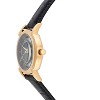 Peugeot Men's 40mm Vintage Black Dial Sun Moon Black Leather Strap Watch - 3 of 4