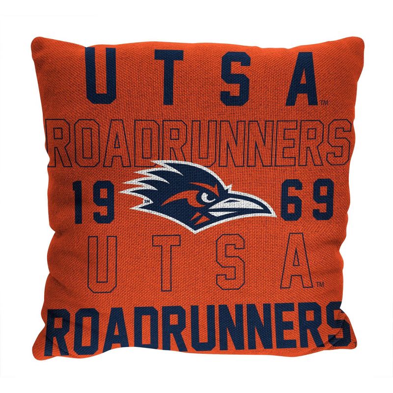 NCAA UTSA Roadrunners Stacked Woven Pillow, 1 of 4