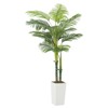Artificial Palm Tree Indoor Outdoor - Realistic Fake Tree Tropical Decor for Home - 2 of 4