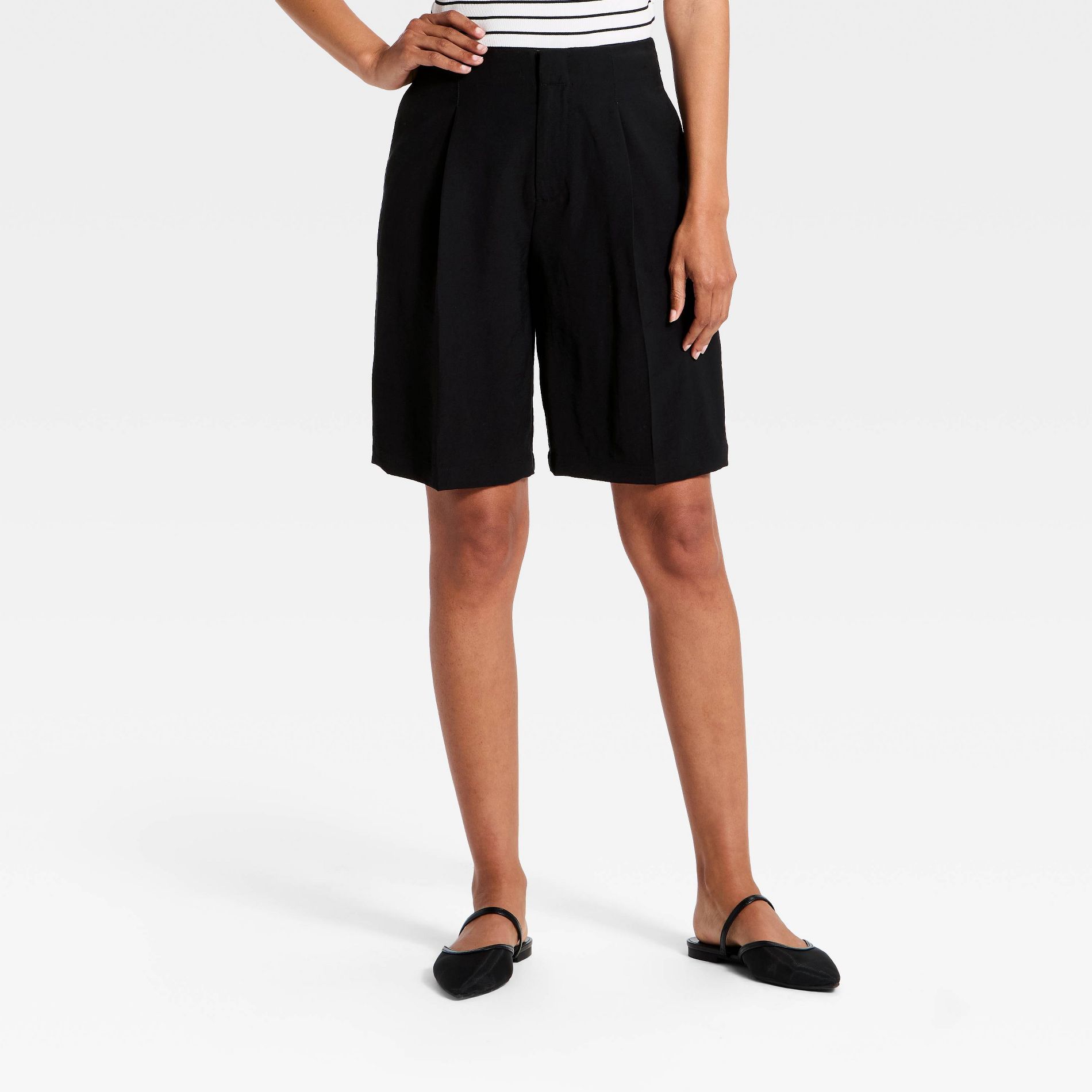 Women's Bermuda Shorts - A New Day™ Black