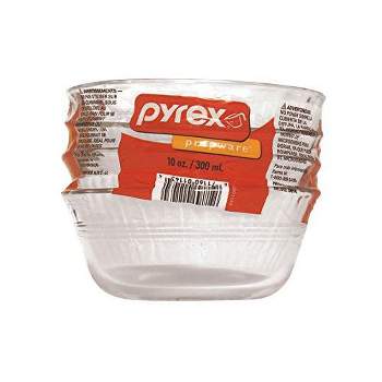 Total Solution® Pyrex® Glass 4-cup Round Food Storage with Plastic