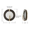 Capital Lighting Finn 1 - Light Wall Light in  Black Stain/Matte Brass - 4 of 4
