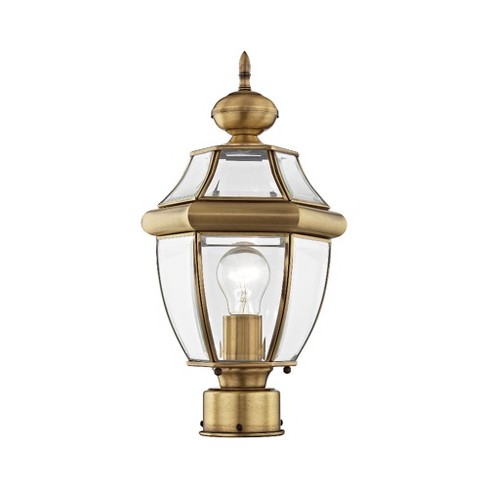 Livex Lighting Monterey 1 - Light Post Light in  Antique Brass - image 1 of 2