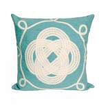 Ornamental Knot Indoor/Outdoor Throw Pillow - Liora Manne