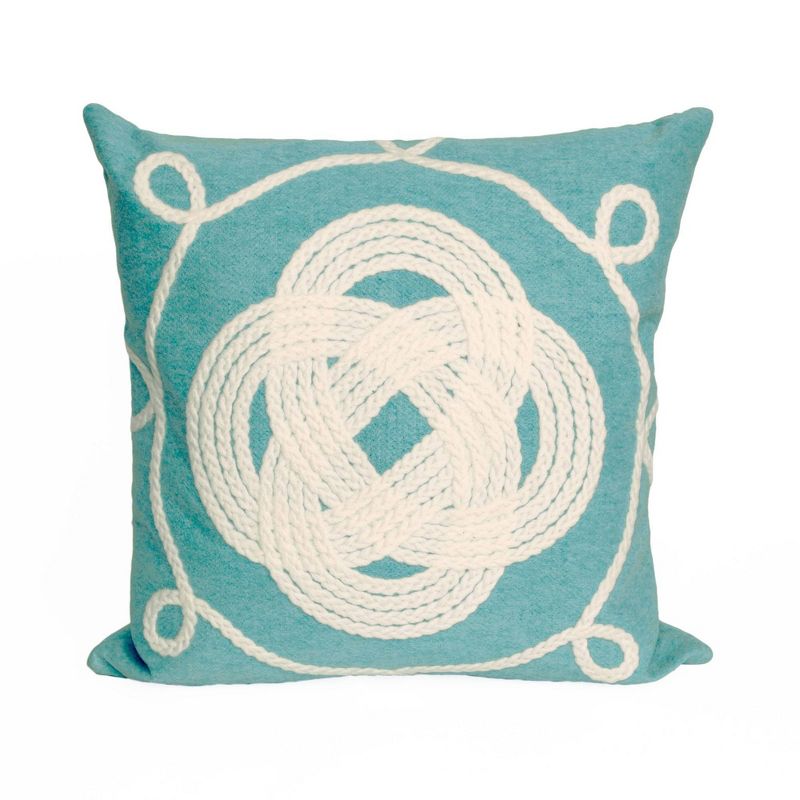 Ornamental Knot Indoor/Outdoor Throw Pillow - Liora Manne, 1 of 5