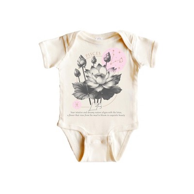 Pisces Floral Celestial - Baby Boy Girl Clothes Infant Onesie® Funny Cute Newborn GS1