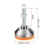 Unique Bargains Carbon Steel Non-Skid Adjustable Furniture Table Feet Leveling Feet 4 Pcs - 2 of 4