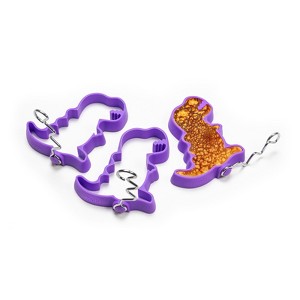 Mobi Dino Bites Silicone Egg and Pancake Molds, Set of 3 - 1 of 4
