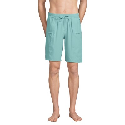 Lands' End Men's 9 Inch Packable Cargo Swim Shorts