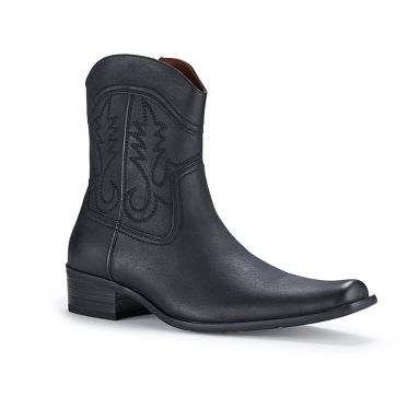 Ferro Aldo Men\'s Classic Black Boots              Size 12 Amazon.com | Ferro Aldo Men main image 3