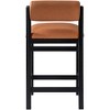 Meridian Furniture,Roundhill Vegan Leather Upholstered Counter Stool - 4 of 4