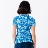 Calypsa Women's Half-Zip Short Sleeve Rashguard UPF 50+ Adele Swim Top - 2 of 4