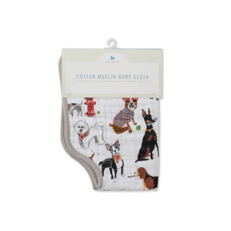 Little Unicorn Cotton Muslin Burp Cloth, 5 of 7
