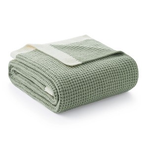 Amelie Home Reversible Chenille Knit Throw Blanket – Soft, Lightweight & Cozy - 1 of 4