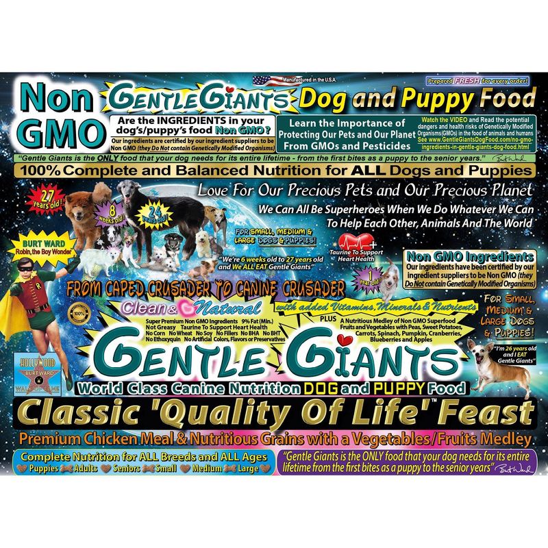 Gentle Giants Chicken Meal, Pearled Barley, Brown Rice & Oatmeal Complete & Balanced Dry Dog Food, 3 of 11