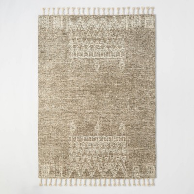 5'x7' Tremonton Hand Tufted Wool Area Rug Cream - Threshold™ designed with  Studio McGee