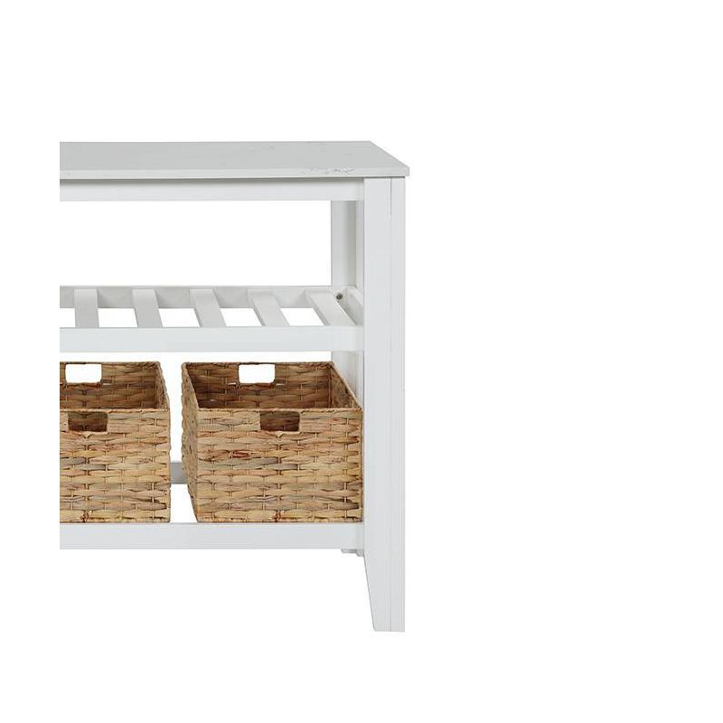50&#34; Sezye Kitchen Carts and Islands White Finish - Acme Furniture, 4 of 9