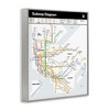 Stupell Industries New York City Urban Subway Diagram Chart Framed Giclee Art, Gray, 24" x 30" - 2 of 4