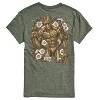 Men's - Marvel - Guardians of the Galaxy Groot Flowers Oversized Short Sleeve Graphic T-Shirt - 2 of 4