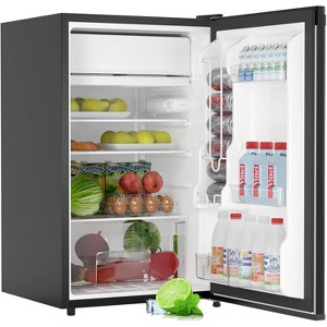 3.2 Cu.Ft Mini Fridge with Freezer - Energy Efficient, Ultra Quiet, Adjustable Thermostat for Dorm, Bedroom, Office, Kitchen - 1 of 4