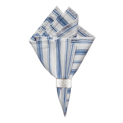 C&f Home Fountain & White Cotton Napkin Set Of 6 : Target