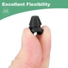 Unique Bargains Rubber Corrosion-Resistant Silicone Snap-in Locking Hole Plugs Black - 4 of 4