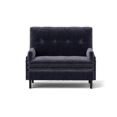 55.1'' Grey 2 seater sofa sleeper with recline fuction