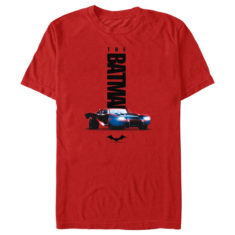 Men's The Batman Batmobile Logo T-Shirt, 1 of 6