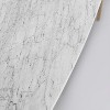 The Bianco Collection Castello 43" Rectangular Italian Carrara White Marble Console Table - 4 of 4