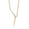 Guili 14K Gold-Plated Sterling Silver Necklace with CZ in Green, Red, or Gold—Timelessly Chic, Modern, and Elegant. - 2 of 3