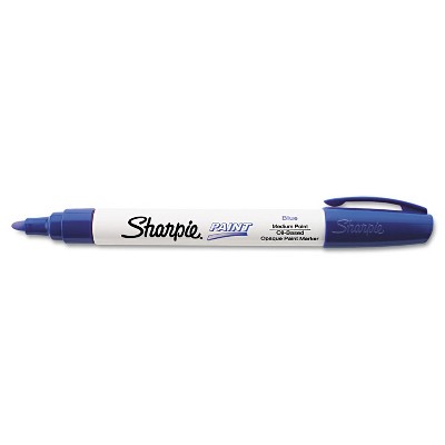 Sharpie Permanent Paint Marker Medium Point Blue 35551